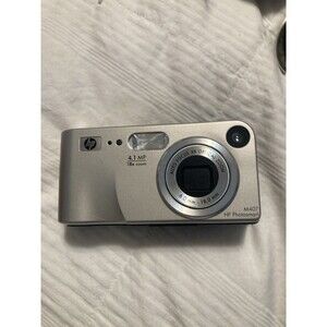 HP PhotoSmart M407 4.1MP Digital Camera Silver Not Tested PARTS ONLY